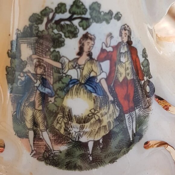 Porcelain Candlesticks, Taper Candle Holder Set, Mid Century Decor, 1950s - Picture 2 of 8